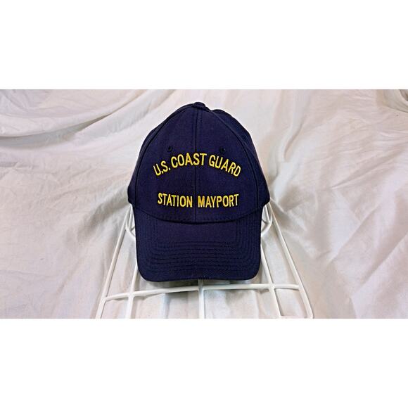 Baseball Hat/Cap Vintage Wool & Acrylic Station Mayport Hat USCG - Picture 1 of 7